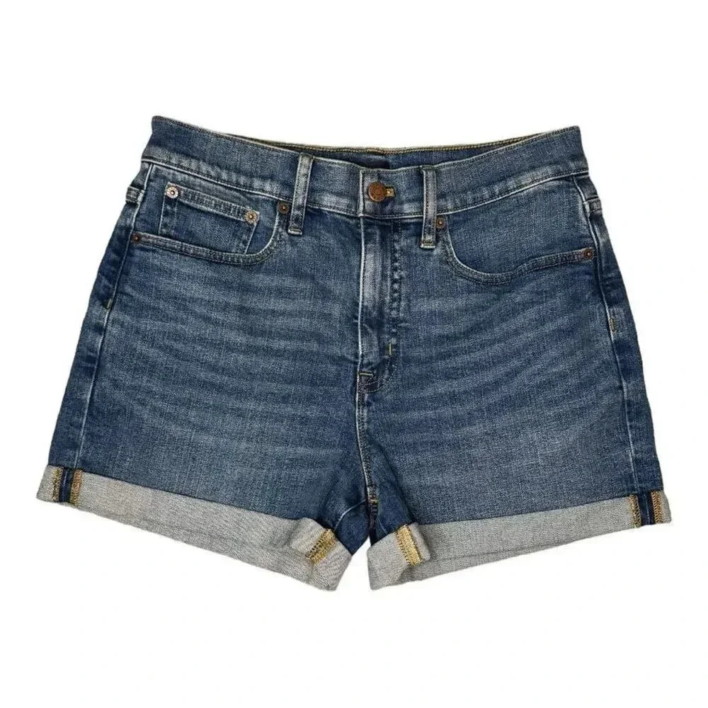 NEW J. Crew Women’s Size 4 (27) Classic Denim Short Dark Pacific Blue Wash NWT